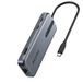 USB GIISSMO USB C-hub 9-in-1, 4K @60Hz, 100W PD, Ethernet RJ45, 10 Gbps USB-C/A 3.2Gen 2, microSD en SD-kaartlezer, 2 USB 3.0, compatibel met MacBook M1 M2, HP Dell, Lenovo-laptops en meer