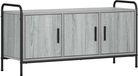 vidaXL Meuble TV 79,5 x 33 x 50 cm Gris Sonoma Bois de pin traité