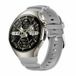By Qubix Qubix - Contour siliconen band 'True Fit' - Grijs - geschikt voor Huawei Watch 5 - 42mm
