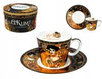 Carmani Klimt Adela Espressokopje met Schotel - 100ml Porselein