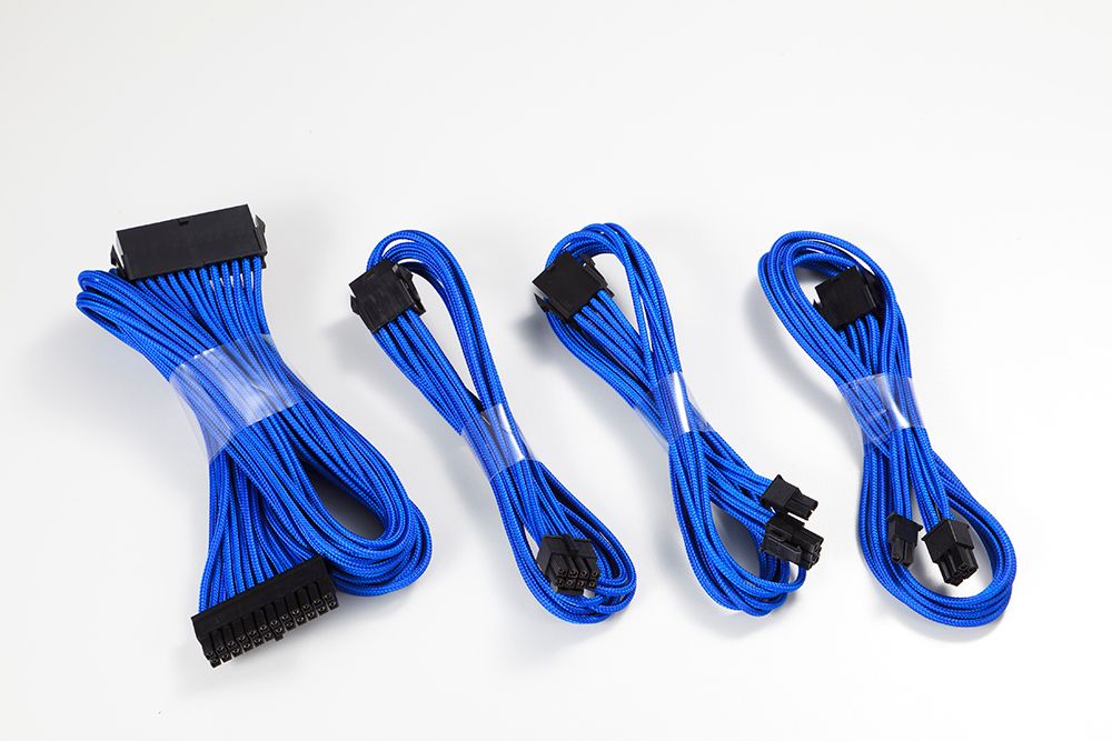 Phanteks PH-CB-CMBO_BL - Kabelset - Blauw, Zwart