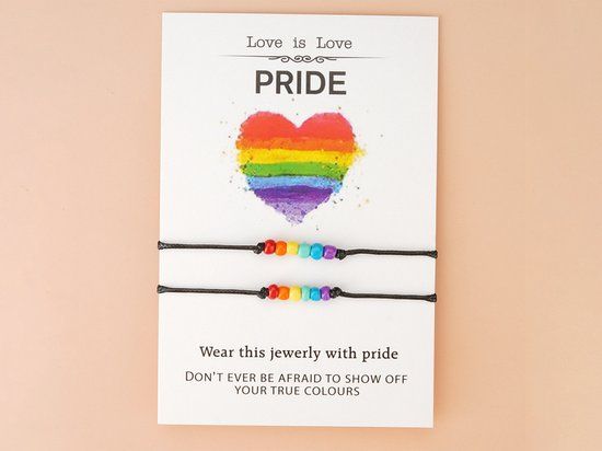 Pride Armbanden Set - Regenboog - Duo - Kralenarmband - 2 Stuks - Unisex