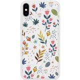 Apple iPhone X Fleurs colorees Verstevigd hoesje met sublimatie bedrukking