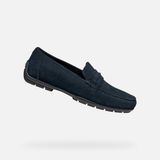 GEOX MONER W 2FIT Heren Loafers - Marineblauw - Maat 46