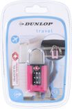 Dunlop Edco Eindhoven Bv 2x Roze TSA Cijferslot Kofferslot Kunststof 6 cm x 3 cm x 1 cm