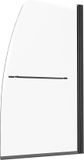 Vevor Frameloze Badkuip Douchedeur Draaibare Halve Douche Glazen Deur 864x1397mm