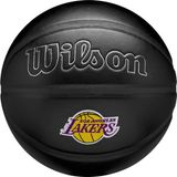 Wilson NBA Team Premiere Los Angeles Lakers Basketbal, Maat 7, Zwart