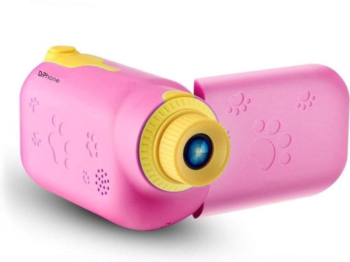 Drphone PiXEL5 - Kids Camera - Mini Digitale Foto Camera - Roze