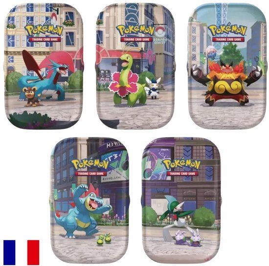 Pokemon Creatures Inc. Pokémon Mini Tin ME04 Chaos Ascendant (willekeurig model) - Trading Cards - Frans