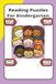 Reading Puzzles For Kindergarten: Word Puzzles With Easy to Read Print about Sight Words, CVC Words, Vowel Sounds, and More | 6x9 inches, 120 pages | ... for New Learners and Kindergarten Practice