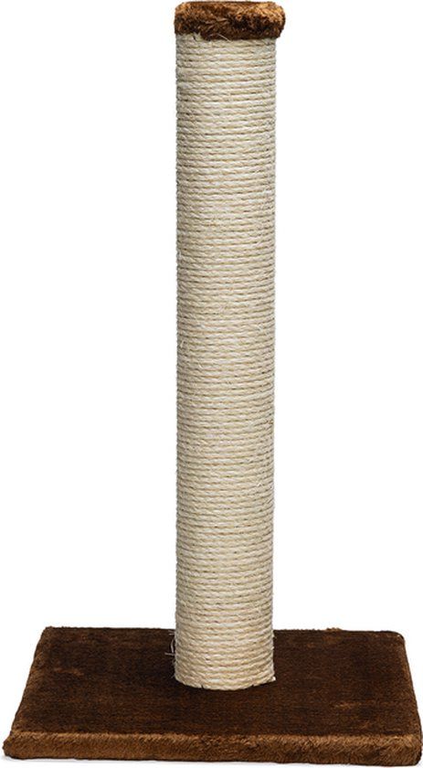 Beeztees Gina Krabpaal - Bruin - 34x34x60 cm