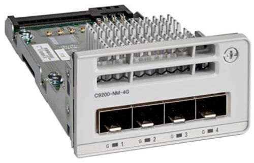 Cisco Catalyst 9200 Series 4-Port Gigabit Ethernet Network Module - C9200-NM-4G=