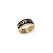 Guess JUXR03003JWYGBK66 Unisex Ring Zwart Staal