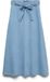 Vero Moda Lange Denim Rok VMJOLENE - Lichtblauw