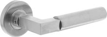 Intersteel Poignée de porte Bau-Stil sur rosace inox brossé