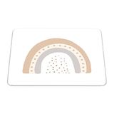 Bonamaison, Rechthoek Pop Art Digital bedrukte muismat, antislip onderkant, voor kantoor en thuis, grootte: 22x18 cm