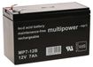 APC Batterie de rechange (multipower) pour UPS APC Back-UPS 650 12V 7Ah (remplace 7,2Ah)