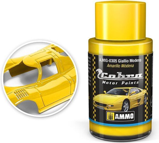 AMMO MIG 0305 Cobra Motor Paints - Giallio Modena - Matt - Acryl - 30ml