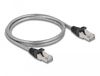 DeLOCK 80108 Netzwerkkabel Silber 1 m Cat6a U/FTP (STP)