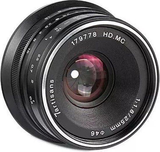 7Artisans 25mm F1.8 APS-C Lens for Fujifilm X - Black