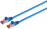 S-Impuls Patchkabel cat6A S/FTP PIMF Halogenfrei blau 0,5m