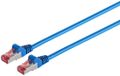 S-Impuls Patchkabel cat6A S/FTP PIMF Halogenfrei blau 0,5m