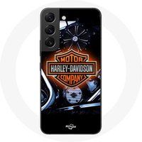 Harley Davidson Maniacase Etui voor Samsung Galaxy S22 MotoCycles logo