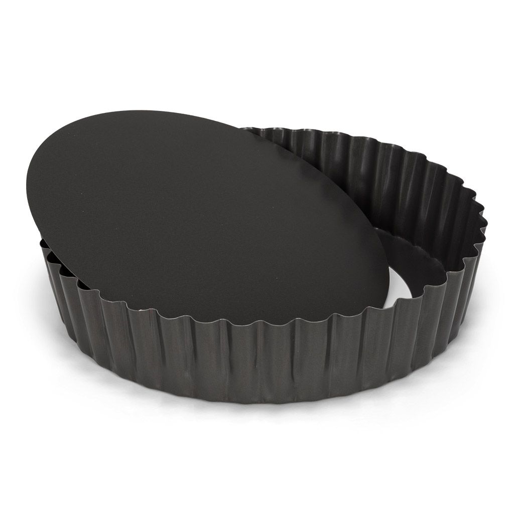 Patisse 02955 Bakplaat - Rond - 250 mm - Zwart