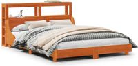 vidaXL Bedframe - Massief Grenenhout - Wasbruin - 120x200 cm