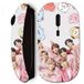 Maniacase Zwarte draadloze muis Kpop BTS roze