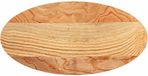 vidaXL Tafelblad 80x40x4 cm ovaal massief eikenhout lichtbruin
