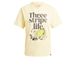 adidas Dames POSITIVITY GRAPHIC TEE, almost yellow, XXS
