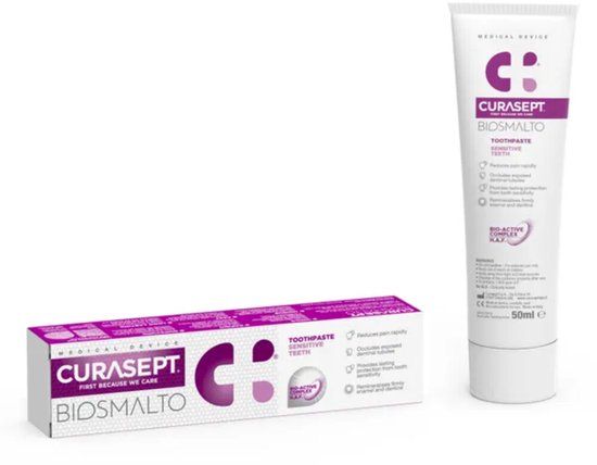 Curasept Tandpasta Biosmalto Gevoelige Tanden - 75 ml