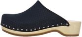 Berkemann Standard-Toeffler Dames en Heren Clogs Donkerblauw Leer Maat 45 1/3