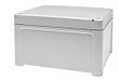 RS PRO Polycarbonaat universele behuizing grijs buitenmaat 130 x 130 x 75mm IP65