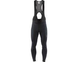 Craft Ideal Pro Wind Fietsbroek Met Bretels - Zwart - Heren - Maat XL
