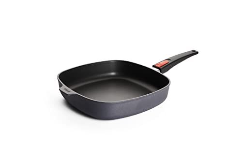 Woll Diamond Lite - Gietijzeren pan - Vierkant - 28 x 28 cm - Inductie - Antraciet