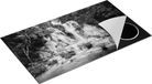 Chefcare Inductie Beschermer Waterval in het Tropische Natuur - Zwart Wit - 90x55 cm