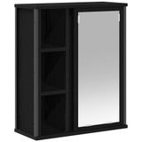 VidaXL Armoire murale de salle de bain avec miroir 50x21x60 cm couleur chêne
