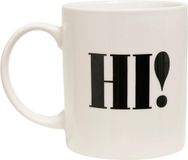 Mister Tee Hi Bye Mok/beker Wit