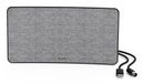 Hama Fabric Design tv-antenne Binnen Zwart, Grijs 2 m 470 - 690 MHz DVB-T, DVB-T2 USB