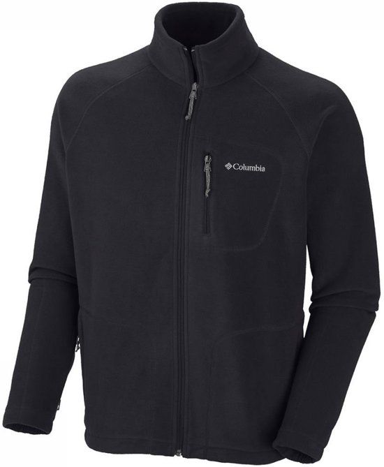 Columbia Fast Trek Light Full Zip Fleece Vest - Heren - Black - 0190893438926