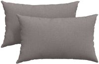 vidaXL Zitkussens - 2 stuks - Stof - Taupe - 50 x 30 cm