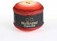 Wollbiene Cupcake - Verloopgaren - 150 gram - 540 meter - Breigaren - Haakgaren - 1910