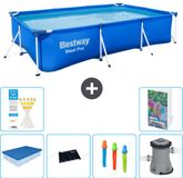 Bestway Rechthoekig Steel Pro Zwembad - 300 x 201 x 66 cm - Blauw