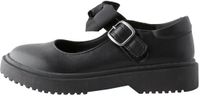 Next - Meisjes - Stoere Mary Jane-schoolschoenen met strik en wijde pasvorm (G) - Zwart