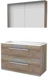 Basic Line Comfort 46 Badkamermeubelset - 100 x 46 cm - Bruin
