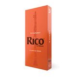 D'Addario Woodwinds Rico Bb klarinetrieten, riet voor Bb klarinet, Gemaakt voor beginners, studenten, opvoeders, sterkte 3,5, set van 25 stuks