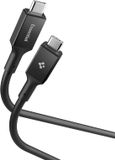 Spigen Essential | USB-C naar USB-C Kabel 100W Fast Charge | Power Delivery | 5Gbps Dataoverdracht | 1M Zwart