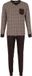 Pastunette - Urban Essence - Pyjama - Katoen - Beige/Bruin - Maat XL